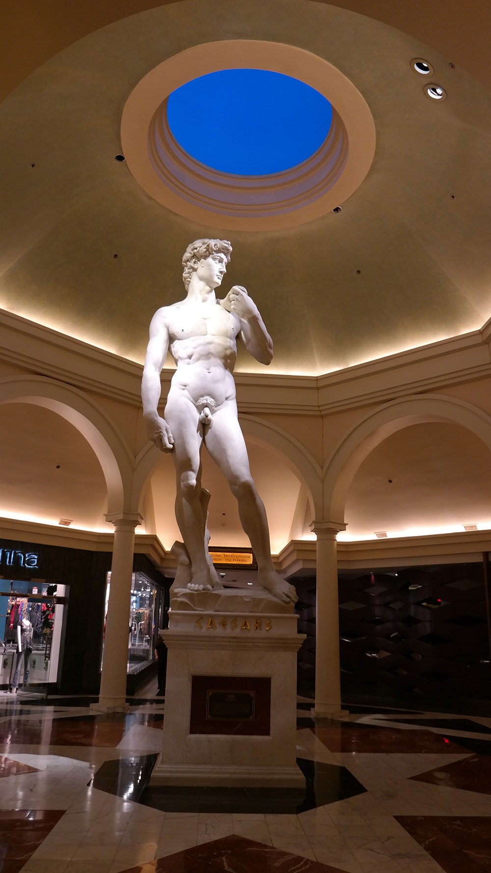 Las Vegas Hotel Caesars Palace David Statue Michelangelo