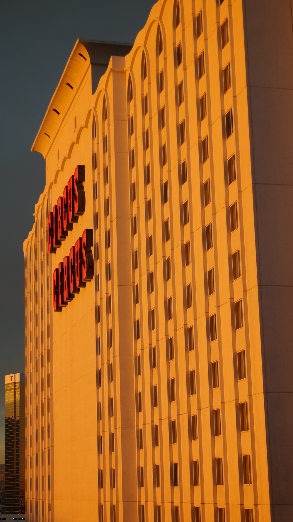 Las Vegas Hotel Circus Circus Logo Sonnenuntergang