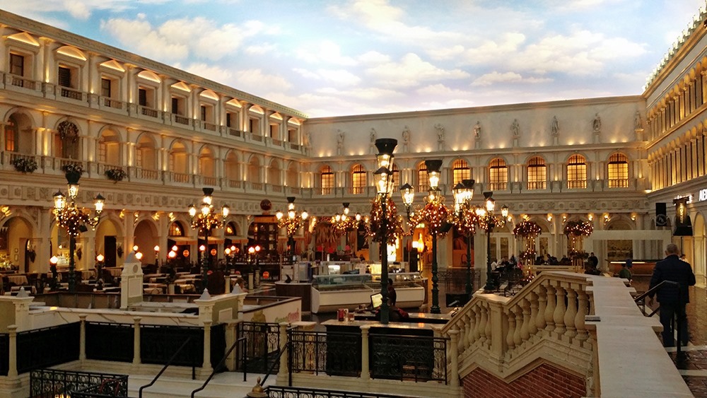 Las Vegas Hotel Venetian Grand Canal Shoppes Plaza