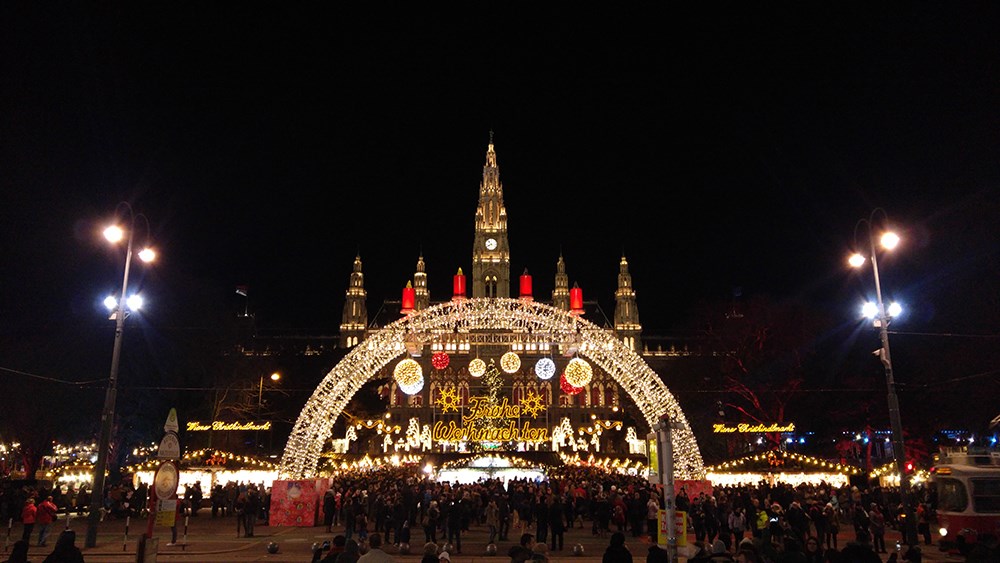 Wien Weihnachtsmarkt Winter