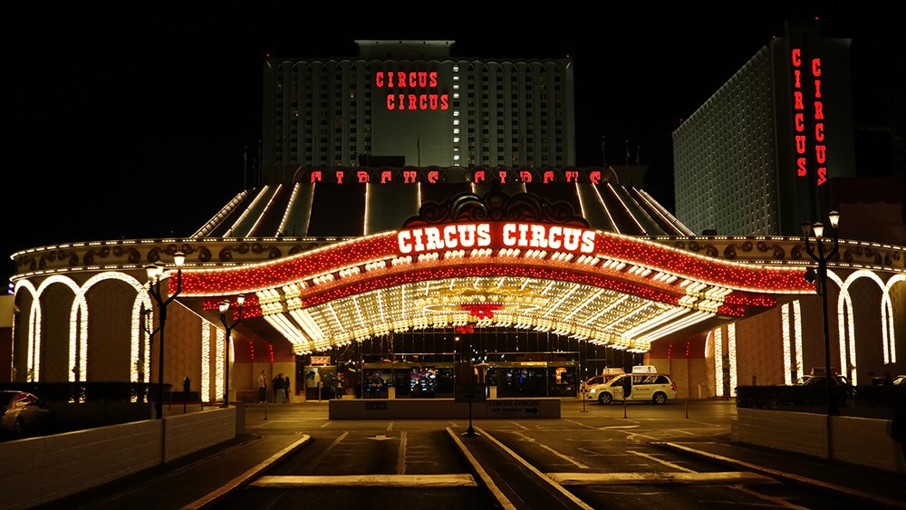 Las-Vegas-Strip-Nacht-Circus-Circus