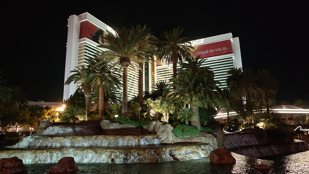 Las Vegas Strip Nacht Mirage