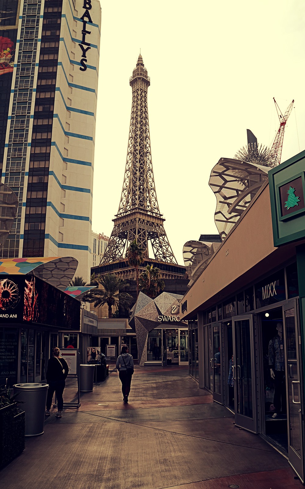 Las Vegas Spaziergang Eiffelturm