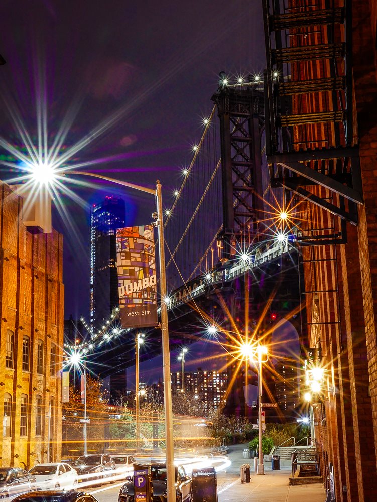 Dumbo Manhattan Bridge Night Shot Nacht Brooklyn 3