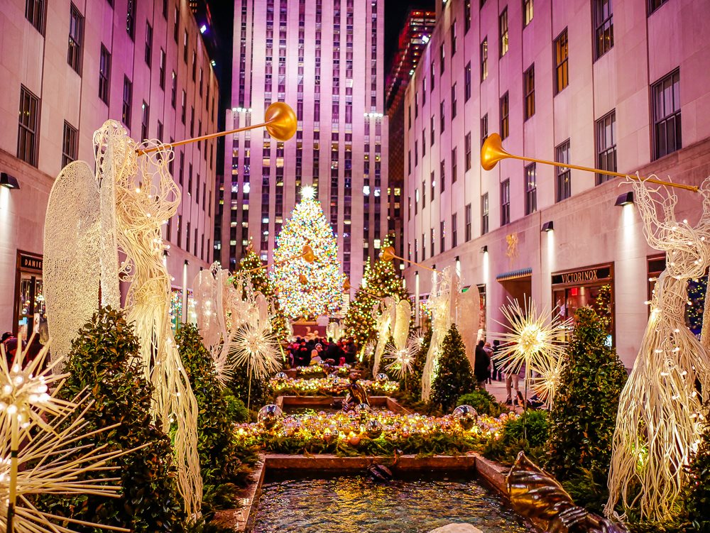 New York Rockefeller Center Weihnachtsbaum 2