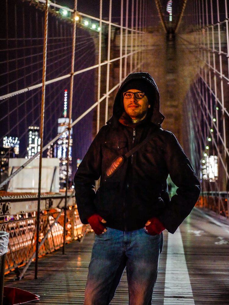 Brooklyn Bridge New York City Nacht 5