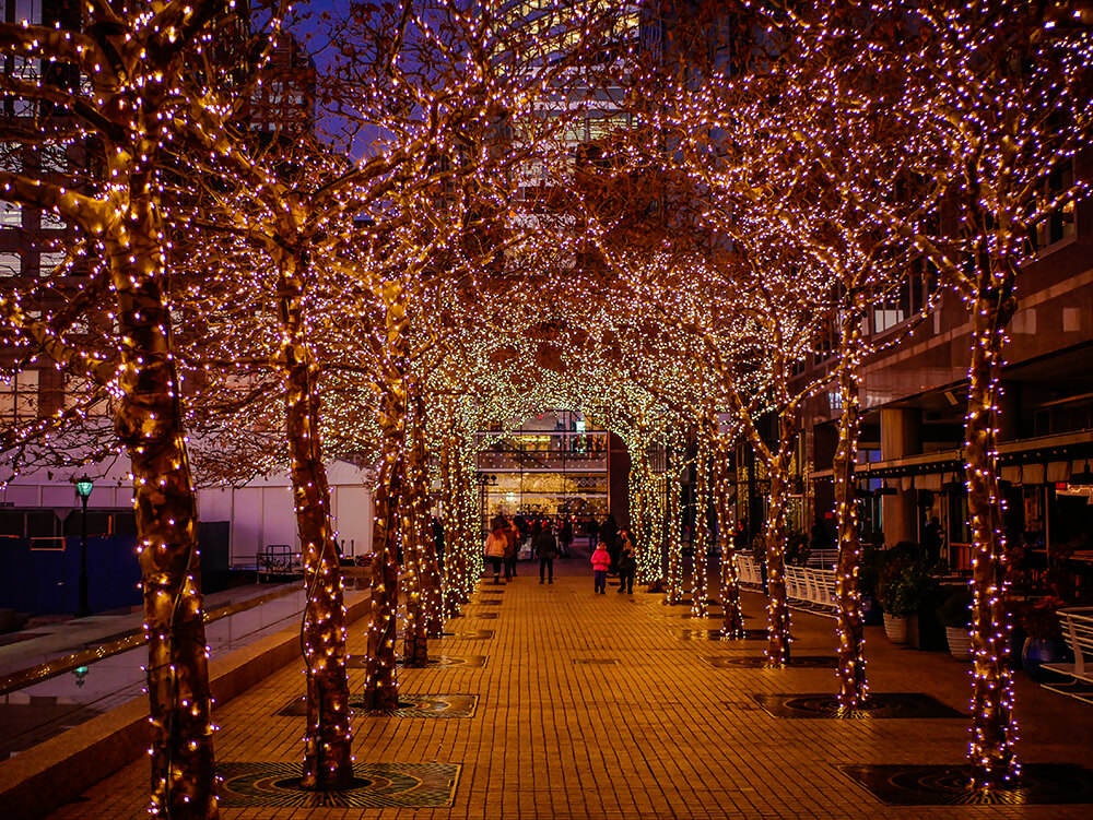 USA New York Weihnachten Winter 19